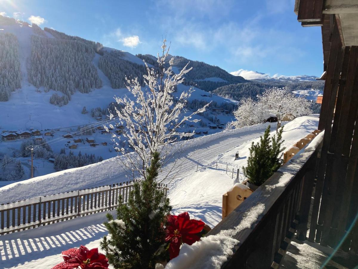 Demi Chalet Le Lachat Notre-Dame-de-Bellecombe Exterior foto