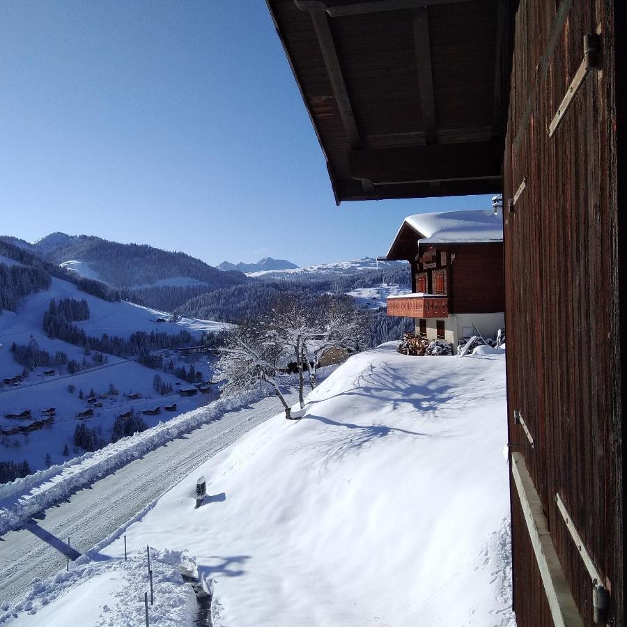 Demi Chalet Le Lachat Notre-Dame-de-Bellecombe Exterior foto